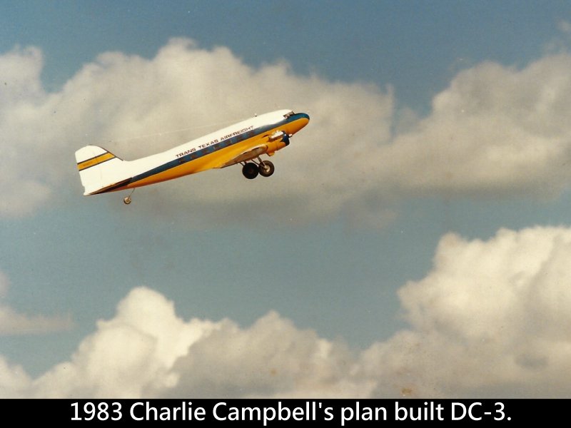 1983 Charlie Campbell Plans built DC-3
