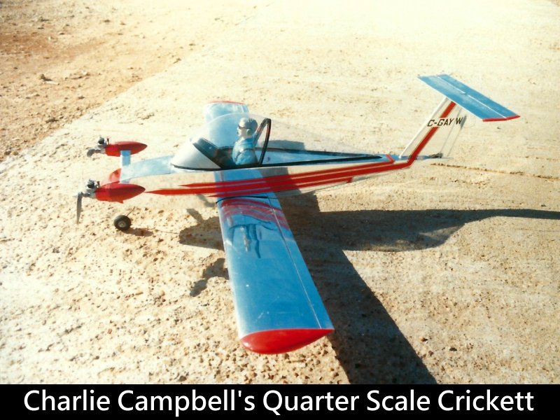 Charlie Campbells Scratch Built Quarter Scale Crickett - Copy